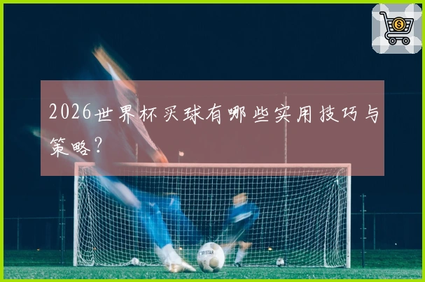2026世界杯买球有哪些实用技巧与策略？